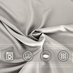 MCO Bedding King Bed Sheets Set - 100% Bamboo Sheets - Cooling Breathable Bedding Set with 16" Deep Pocket (4 Pieces, King, Silver Grey)