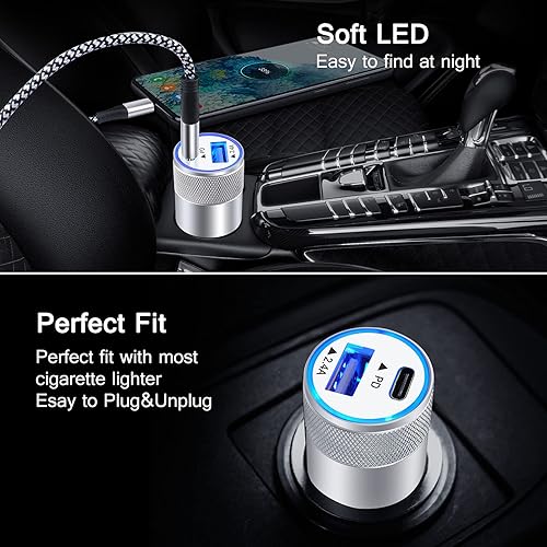 Miniatura 5 de Cargador súper rápido tipo C para Samsung Galaxy Z Flip 7/6/Fold7/S25 Ultra/S24 FE/A17/A16/A55/A54/A15/iPhone 17, 25W PD PPS USB C cargador de pared