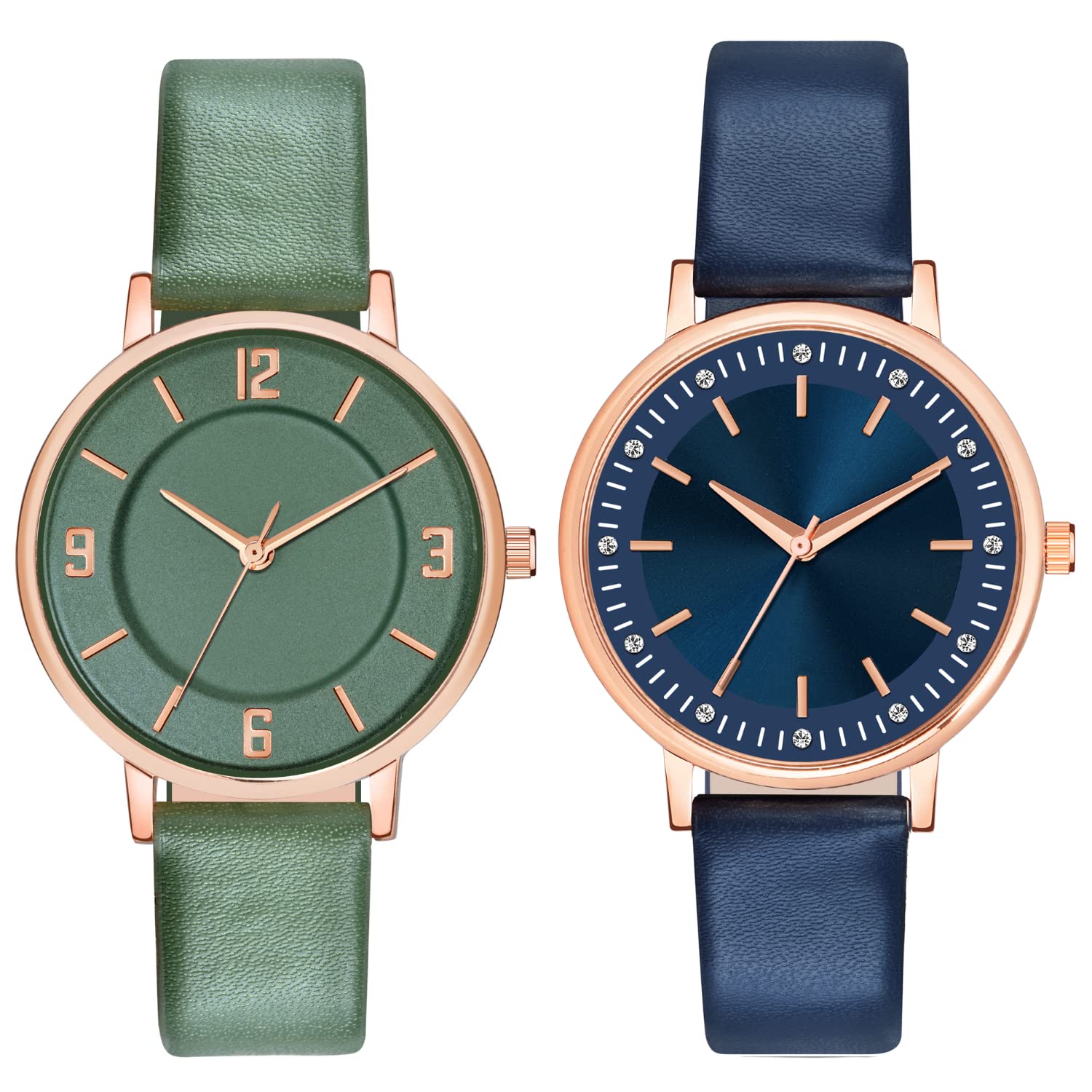ON TIME OCTUS Analog Girls and Womens Watch- Pack of 2 (Multi Color Dial Multi-Colored Strap) (Green+Blue) (B0BY89PPR3) Amazon Price History, Amazon Price Tracker