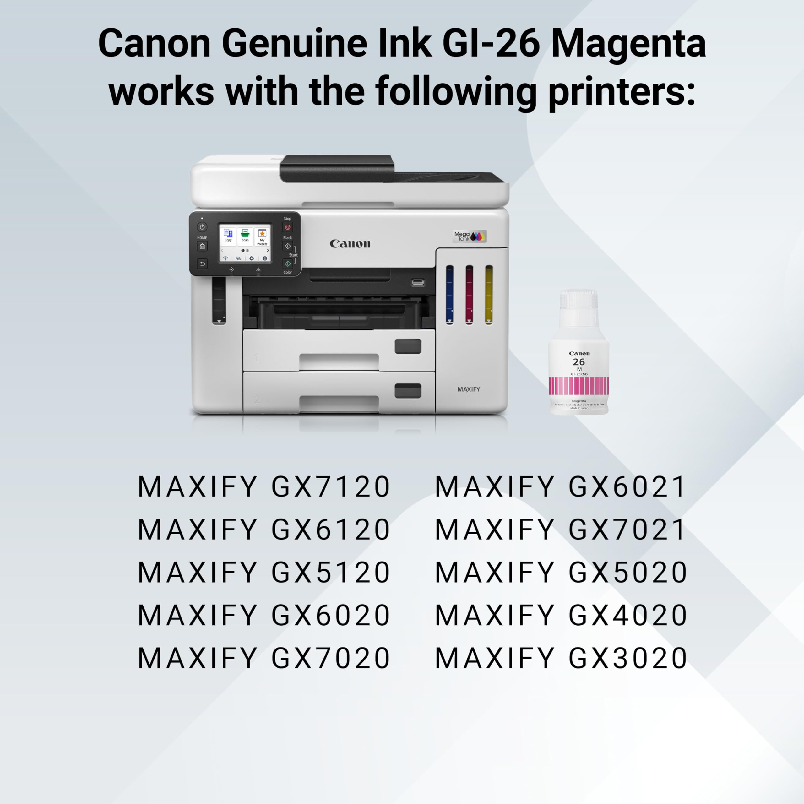 Amazon.co.jp: Canon GI-26 マゼンタインクボトル GX7020とGX6020