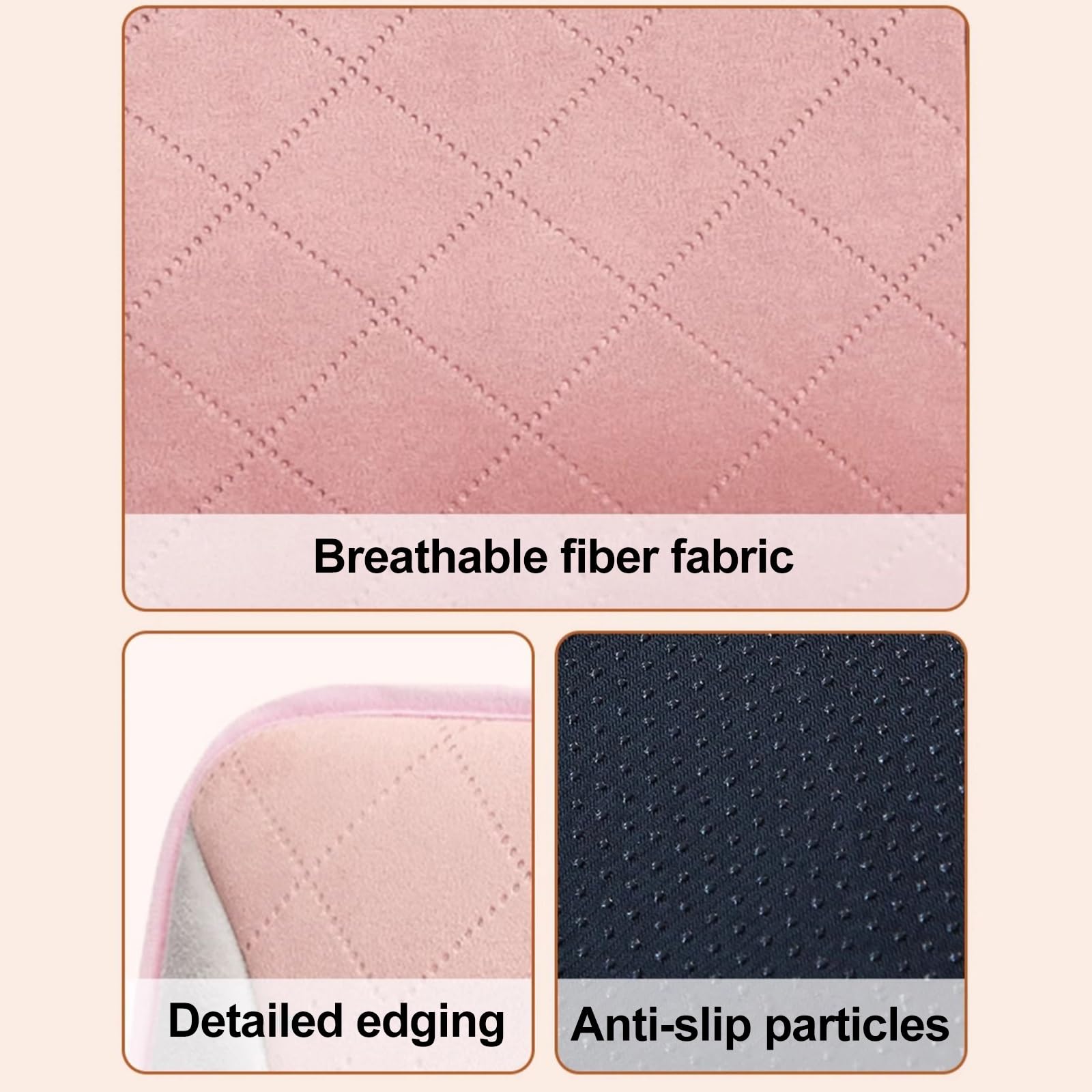 Coussin Chauffant, Coussin Chauffant de Bureau, Siège Chauffant Extérieur, Coussins de Siège Chauffants Rapides avec Températures Réglables pour Bureau Extérieur(Pink)