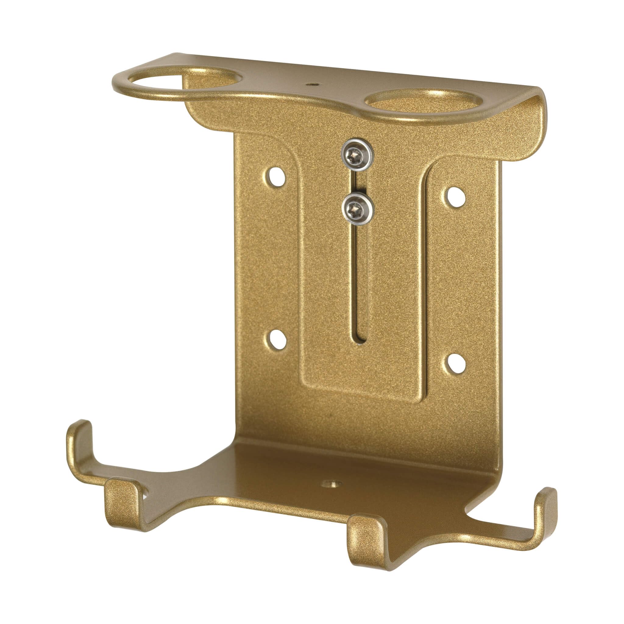 SoHo Dispensers Single Wall Mounted Soap Dispenser 500ml โ Gold Security Shower Bottle Holder for Bathrooms, Stainless Steel Wall Bracket for Shower Gel, Shampoo and Conditioner, Made in England โ image 1
