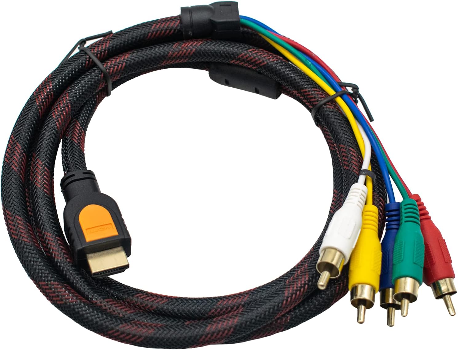 Cavo Component Per PS2 E PS3 - 1.8 Metri, HD Audio Video, Multi Uscita Per TV E Monitor - Foto 4