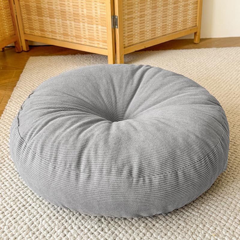 Grand coussin de sol épais 40x40 pour adulte de yoga et méditation