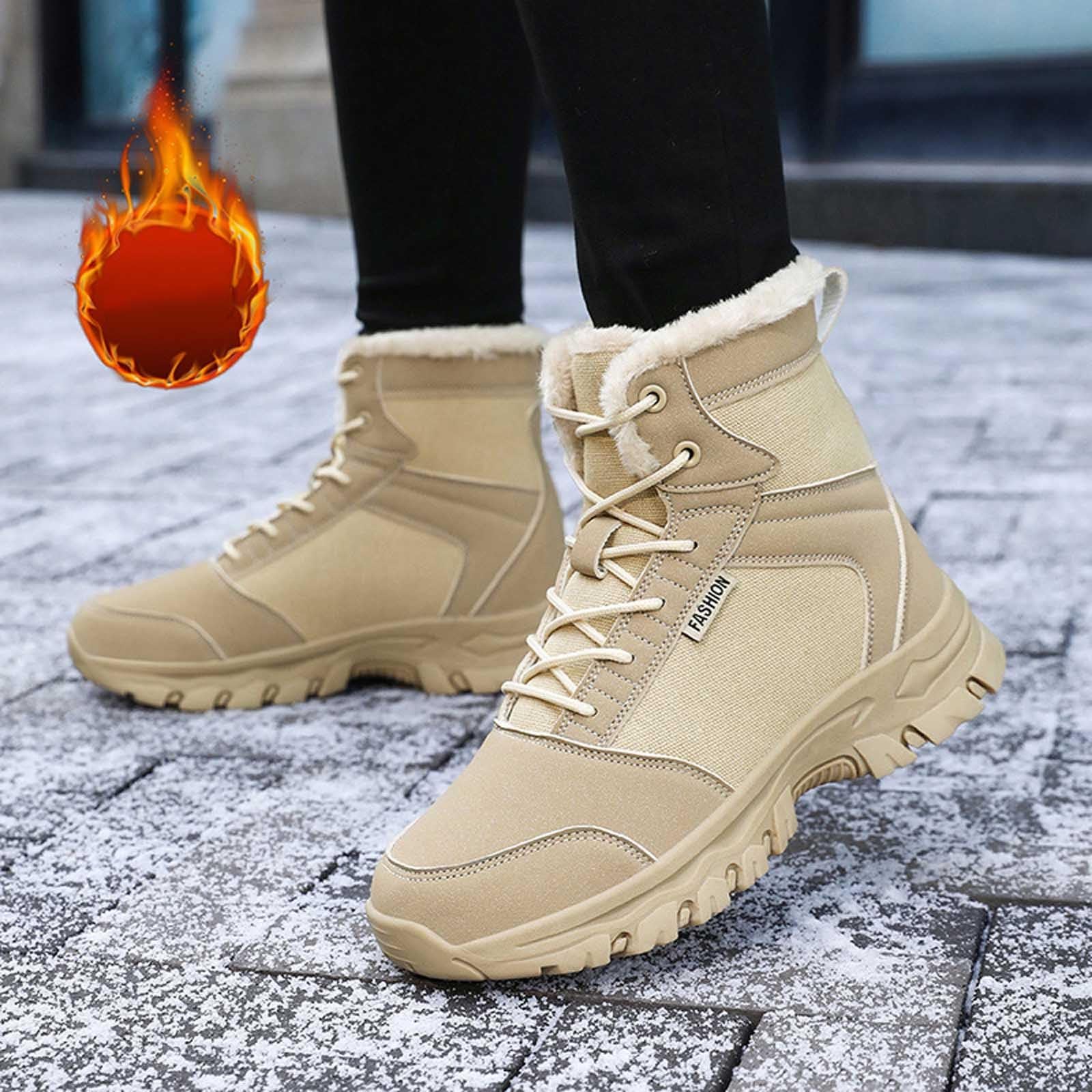 Stivaletti Donna Invernali Scarponcini Donna Stivaletti Con Pelo 46 Larga Scarpe Impermeabili Scarpe Antinfortunistiche Neve Impermeabili Trekking Da Doposci Neve Ortopediche Scarponcini Trekking Da
