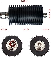 Vista 2 de BECEN Atenuador de conexión N 100W, 6db, CC a 3GHz, 50 ohmios