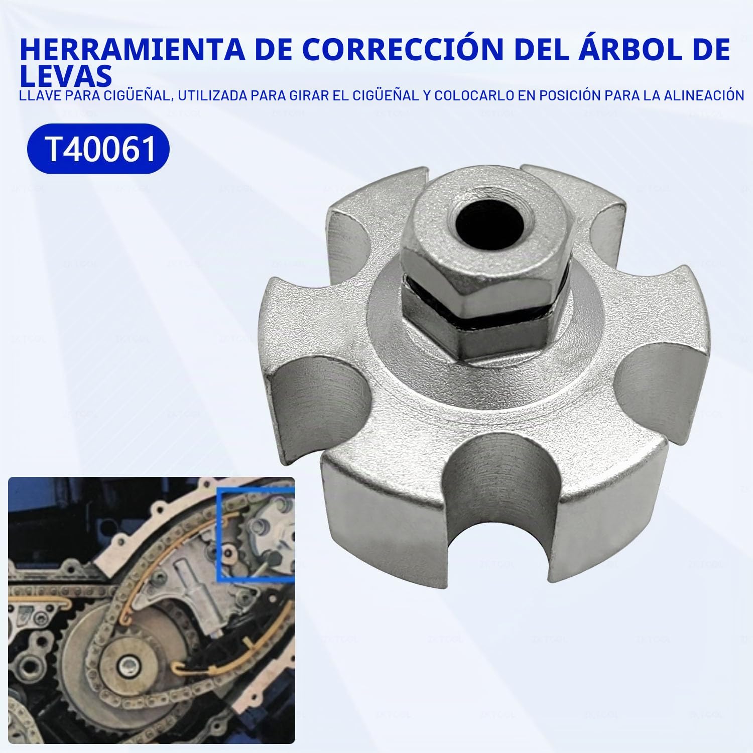 ZKTOOL Kit de Herramientas de Sincronización de Alineación del árbol de Levas del Motor, Aplicar para Motor VW Audi A6L 2.7 Q7 3.0TDi 4.0 4.2Tdi V8 CRD A4 A5 A6 A8 Q5 Q7 2.0D 2.7D 3.0TDI
