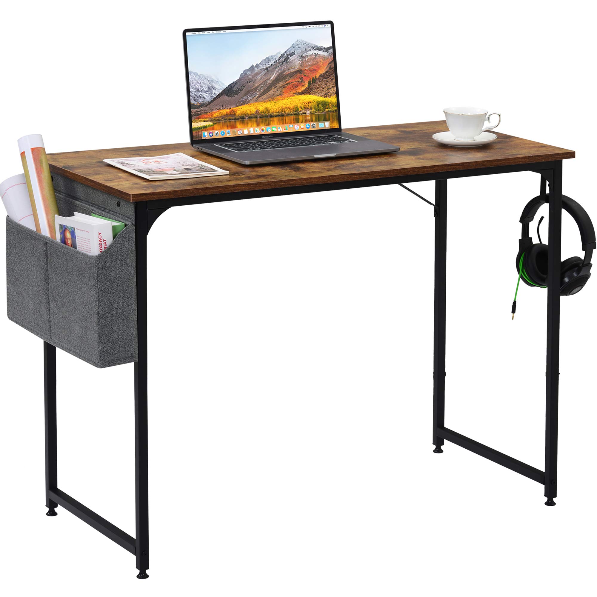 Buy ModernLuxe Writing Computer Desk 100cm Office Work Desk Laptop