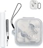Case Cover for Nothing Ear 2024 Wireless Earbuds with ChatGPT Integration,Full Protective Soft TPU Skin Case Cover Shock-Absorbing Protective Case with Keychain,Lanyard and Cleaning Pen,Clear