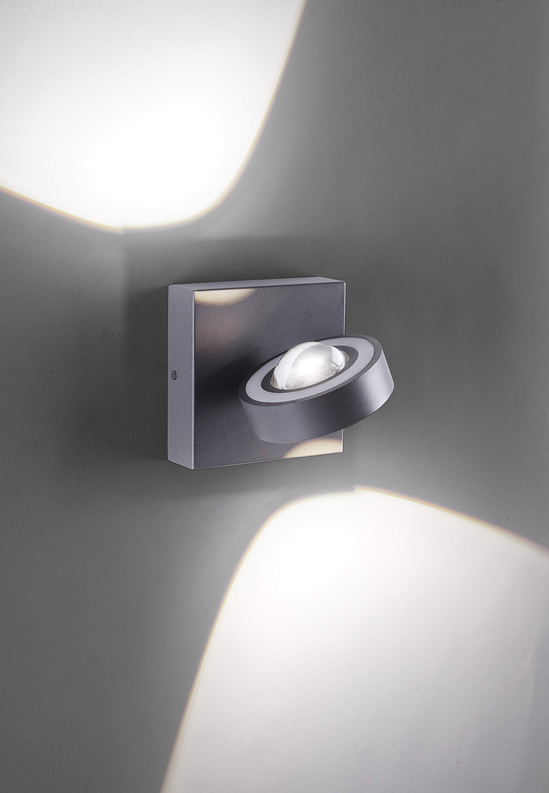 Paul Neuhaus Q-MIA Smart Home LED-Wandleuchte Up & Down RGB CCT, dimmbar | Up & Down Lichteffekt, Alexa kompatibel, RGB CCT Farbwechsel, dimmbar