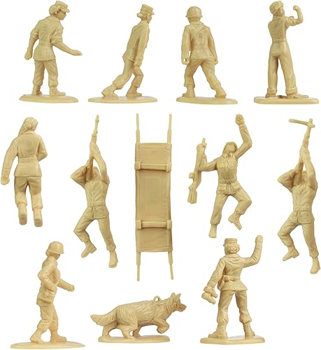 Miniatura 7 de BMC Plastic Army - Figuras de soldado de 36 piezas para mujer, hechas en Estados Unidos