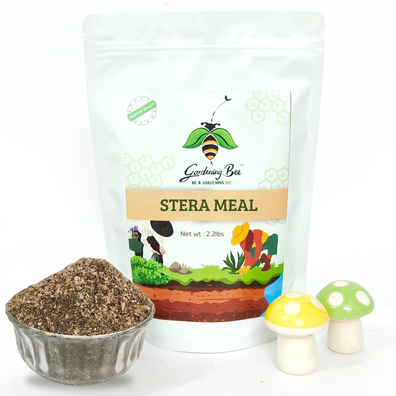 Stera Meal (900 G) for Gardens, 100% Organic and Natural Blend of Bone Meal, Leather Meal, Neem Cake etc., Carefully formulated for Optimal Nutrient Content Naturally (900 Gram)-image-25