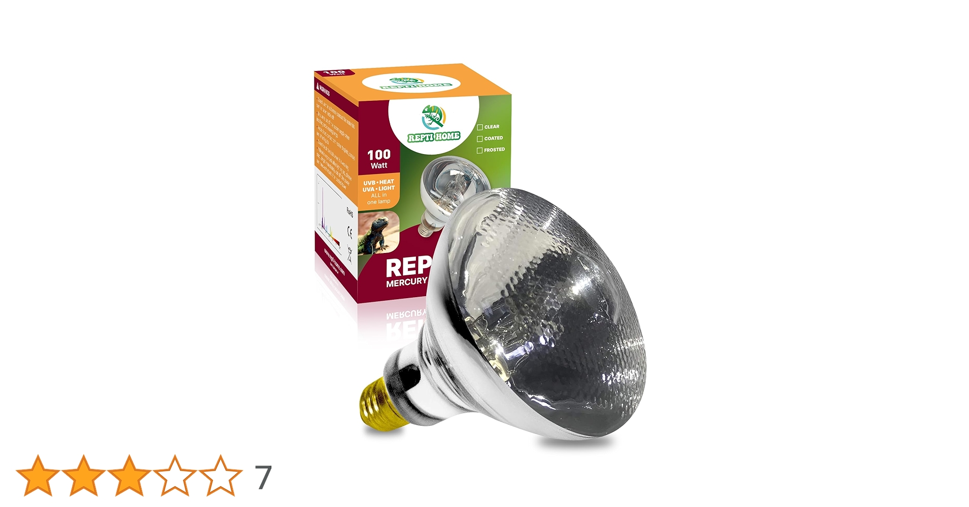Amazon | REPTI HOME UVA UVB 爬虫類ライト ソーラーグロー UV