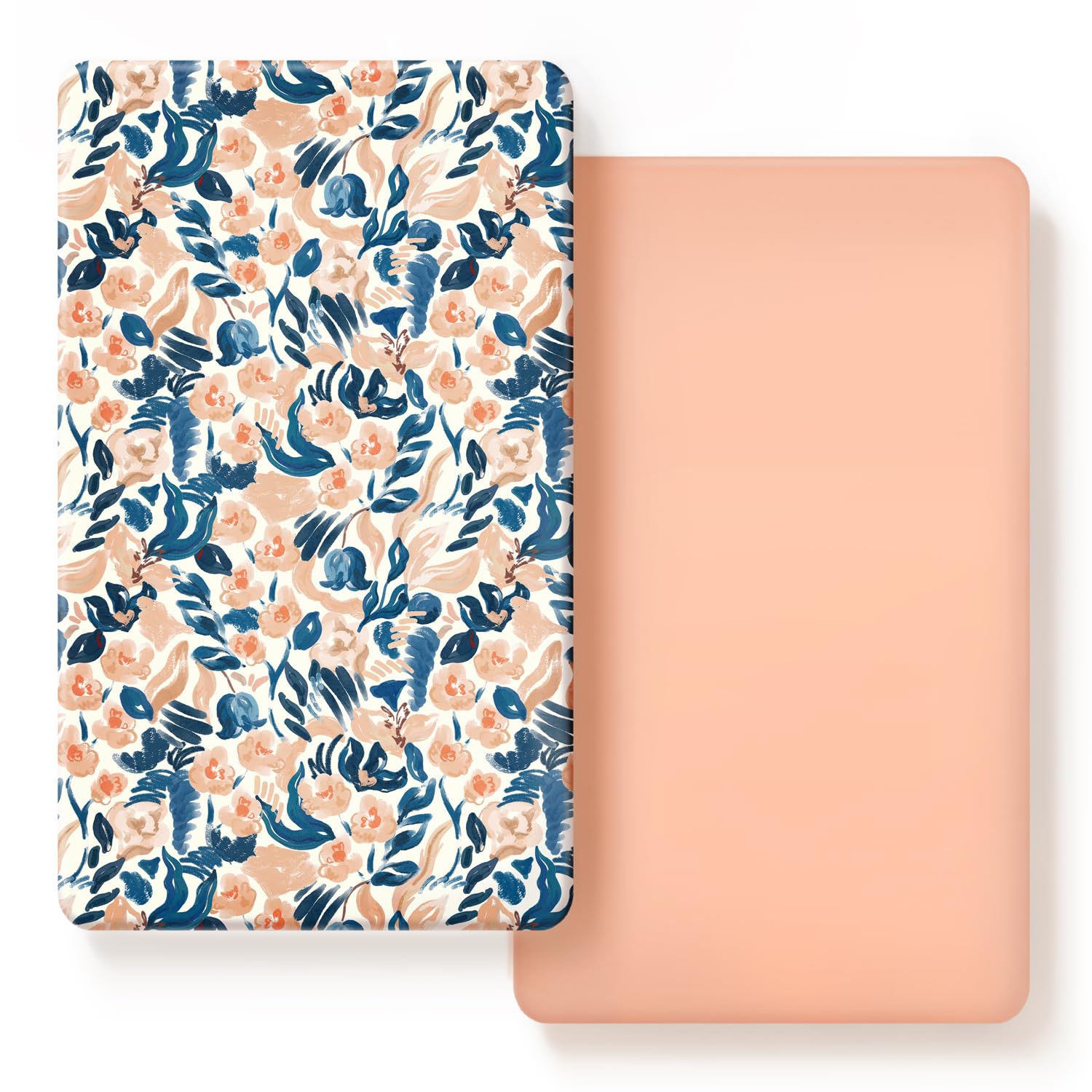 GRSSDER Stretch Ultra Soft Jersey Knit Fitted Crib Sheets Set 2 Pack, Universal Fit All Standard Crib Mattress Pads Safe and Snug, Crib Fitted Sheet with Deep Pocket, Original Design for Baby Girl