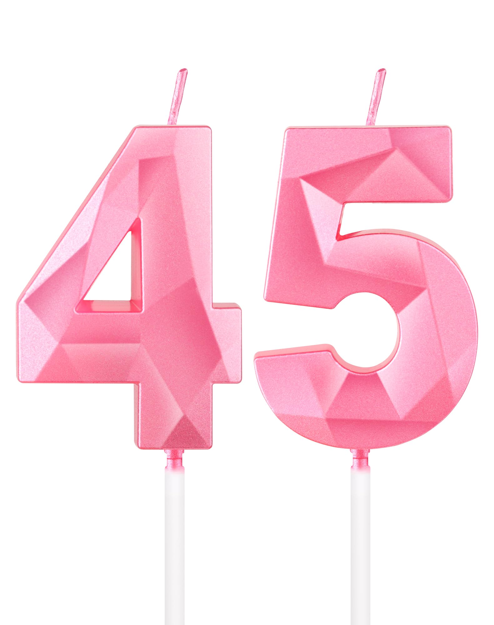 Royal Blue 13th Birthday Candles, 3D Number 13 Candle for Cake, Boy Girl 13th Birthday Decorations,Sapphire Candle Topper Blue Cake Decorations for Birthday Party Wedding Anniversary Supplies — view 20
