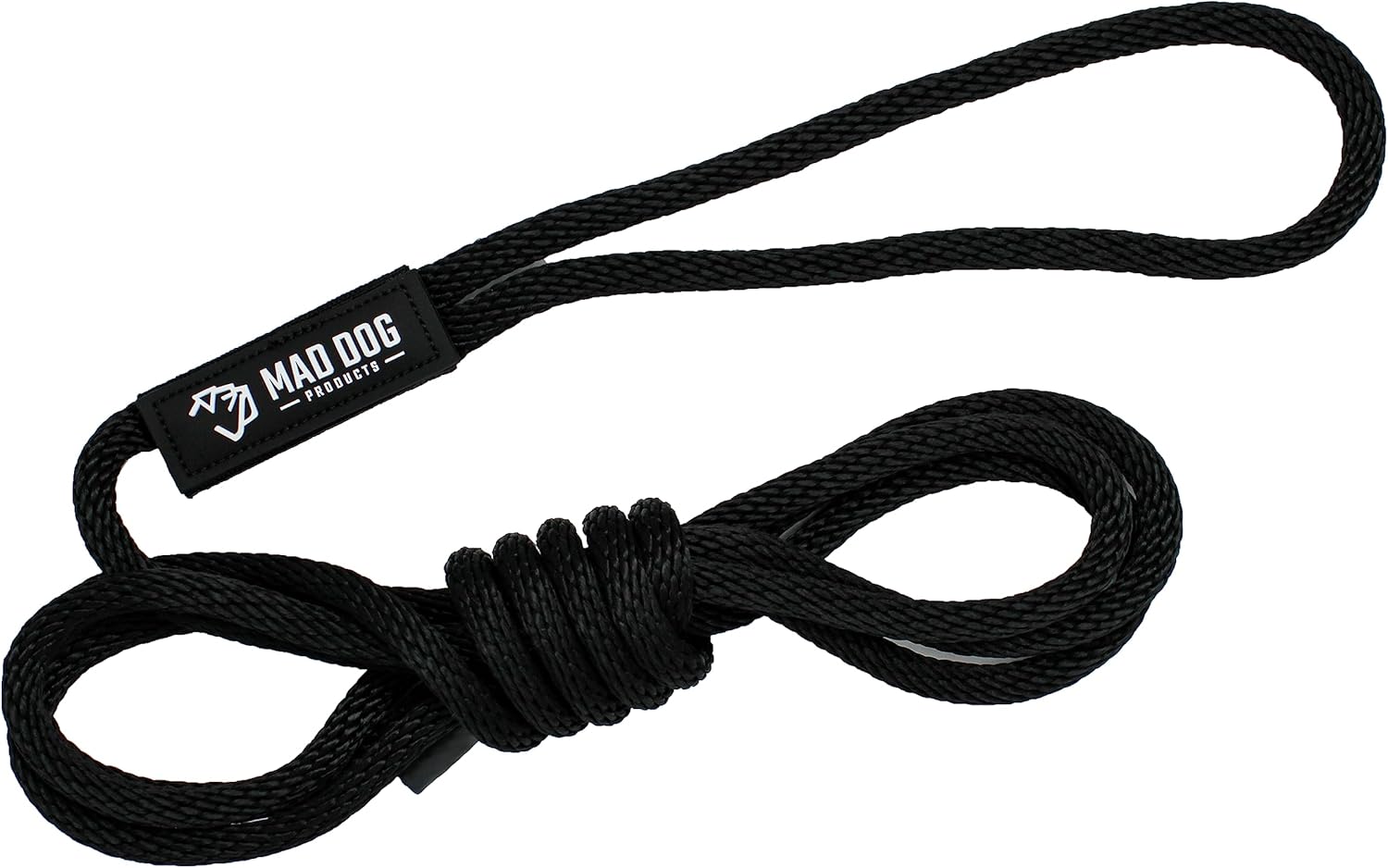 5/8" x 10' Black Solid Braid Nylon Dock Line - Made in USA
