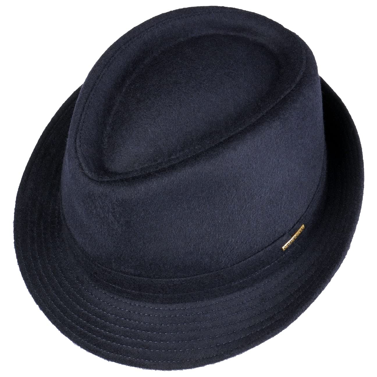Stetson Chapeau Benavides Trilby Femme/Homme - Made in Italy Tendance pour Homme avec Doublure, Doublure Hiver Automne-Hiver