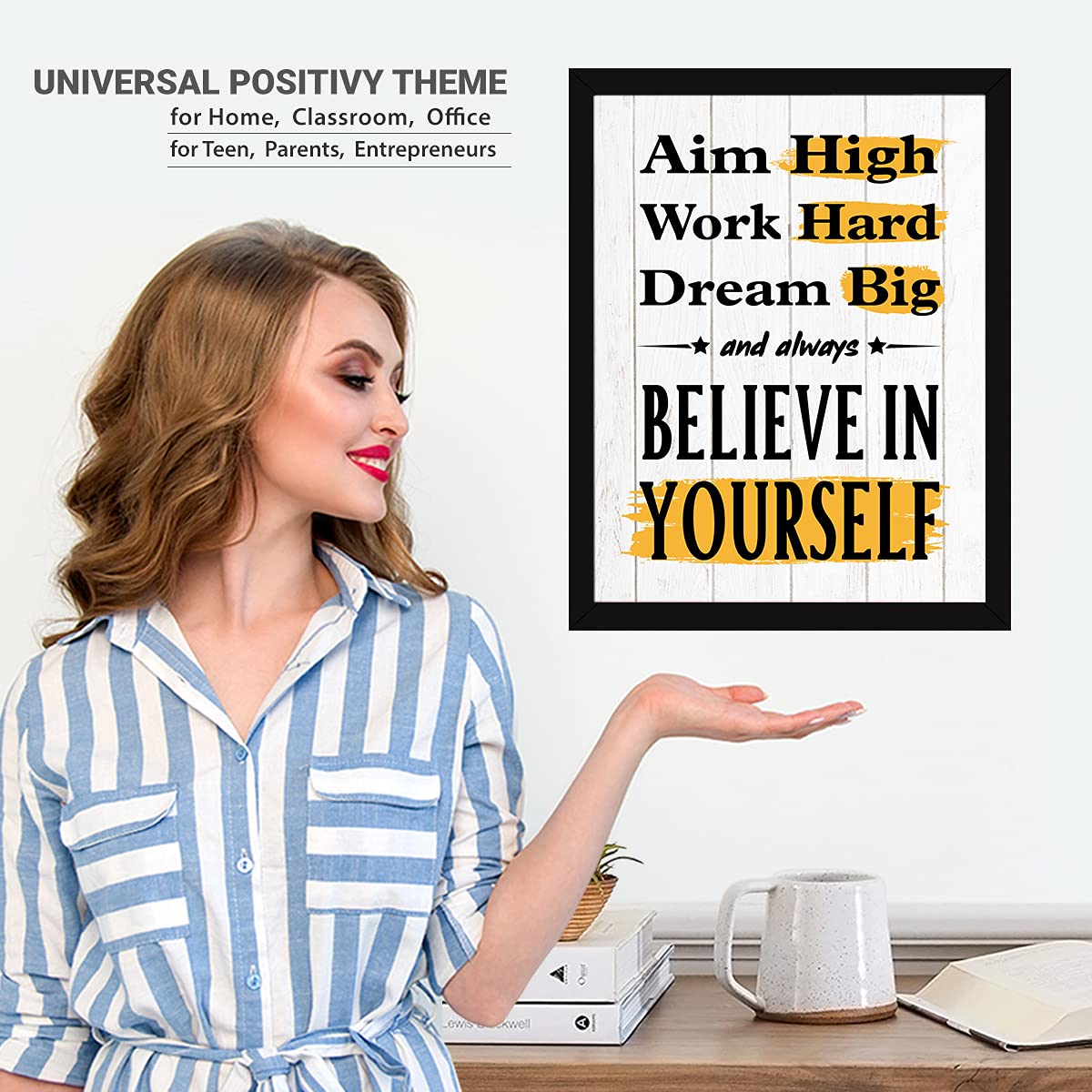 Believe in Yourself Quote Poster - Wall Decor -6