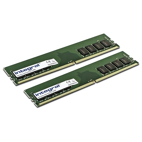 Integral 16GB (2X 8GB) DDR4 RAM 2400MHz PC4-19200 DIMM Desktop/Computer Memory Module Kit