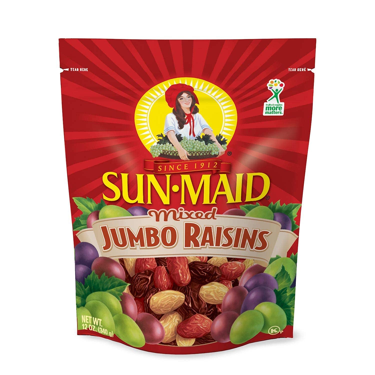 Jumbo Seedless Medley Raisins - 3 15oz. Canisters - Sandyswim