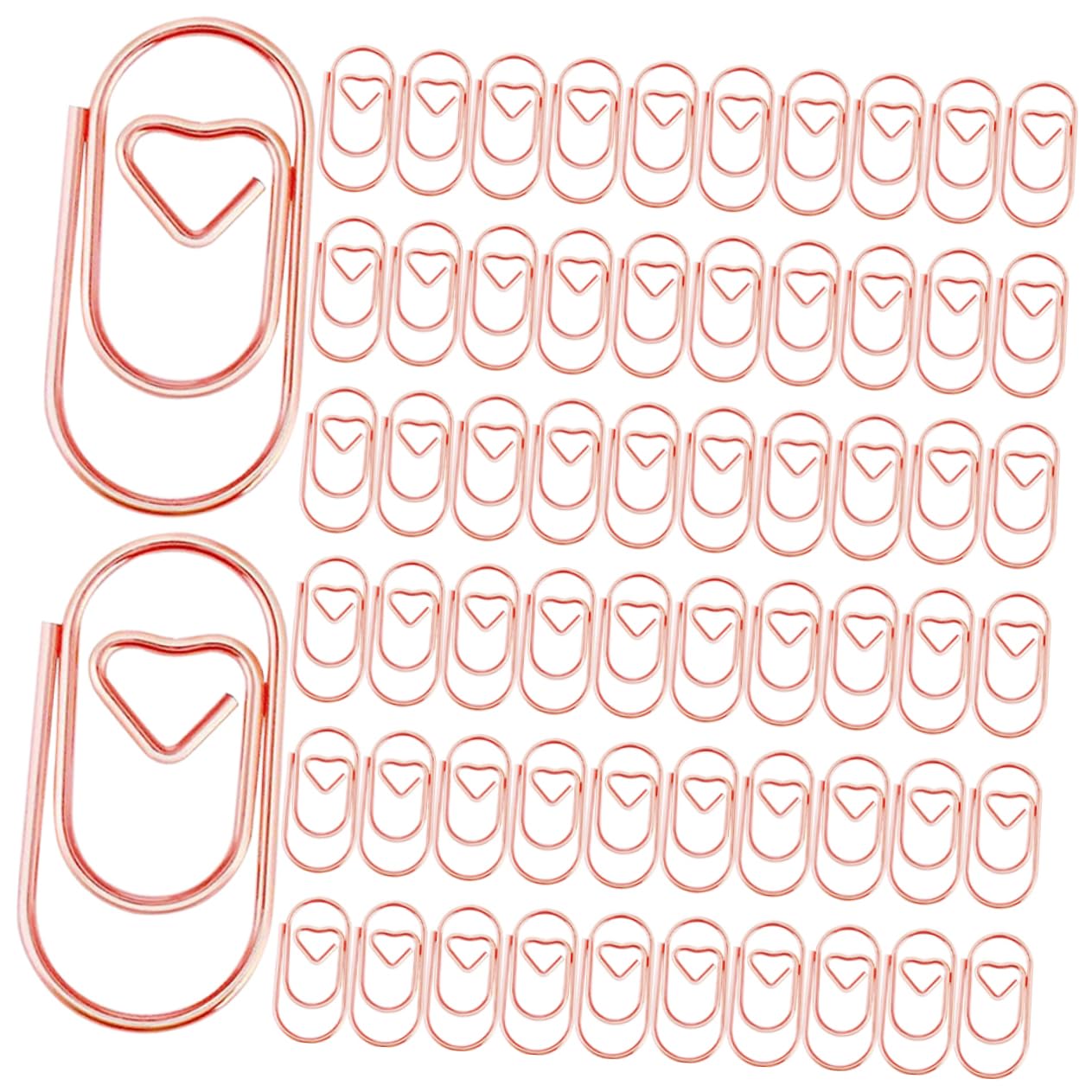 OSALADI 5 Set Graffette Metalliche Confezione Elegante Per Ufficio E Scuola Clip Per Documenti Piccole E Colorate Organizzazione File E 200 Pezzi * 5