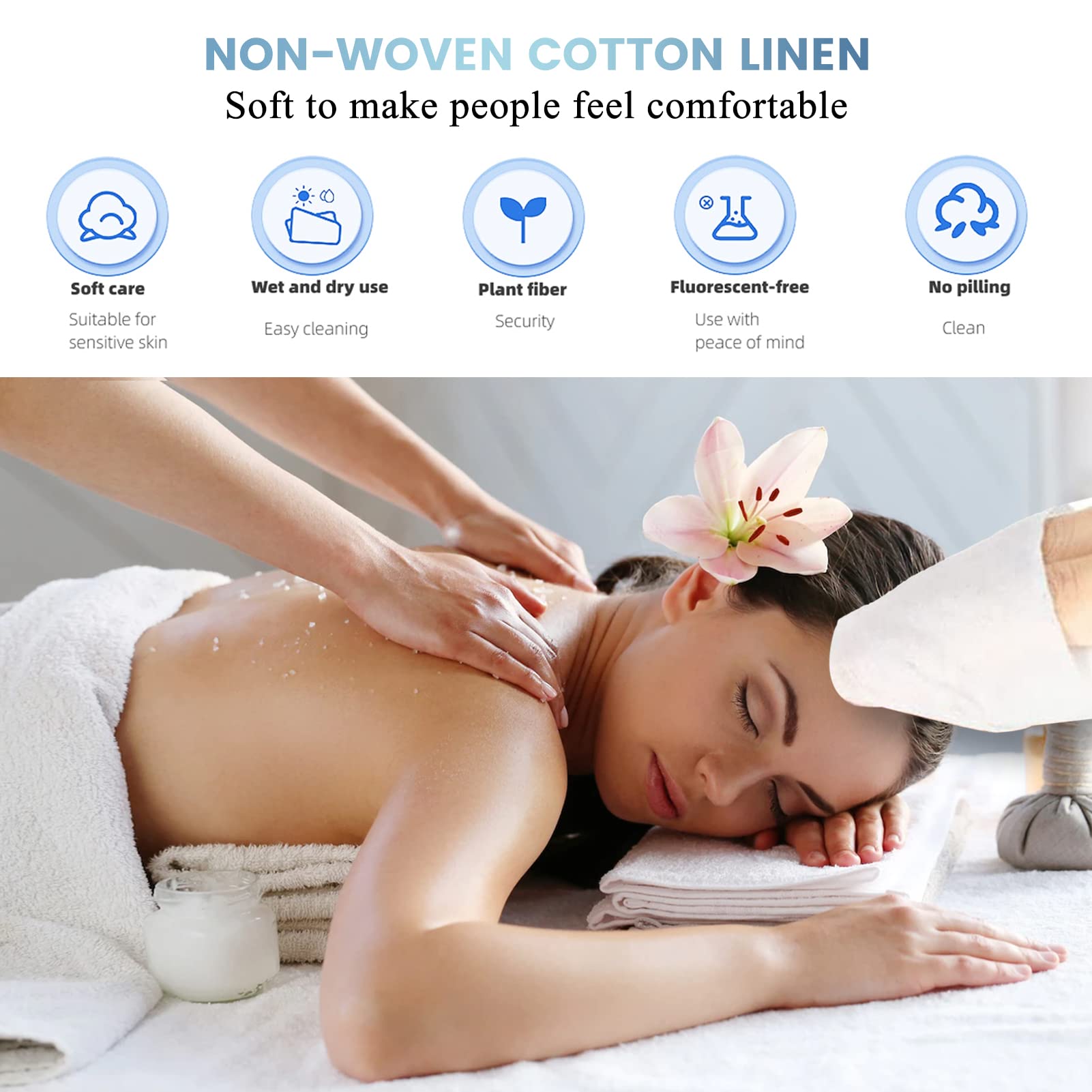 GXF 3 Packs Compressed Bath Towel Tablets, 56'' x 28'' Pure Cotton Portable Disposable Hypoallergenic Dehydrated Expandable Compact Compressed Towels Washcloths for Camping Swimming Traveling Hiking