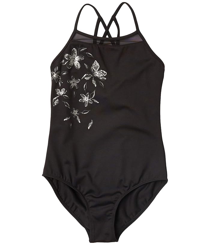 Bloch Kids  Cross-Back Camisole Leotard (Toddler/Little Kids/Big Kids) (Black) Girls Jumpsuit and Rompers One Piece