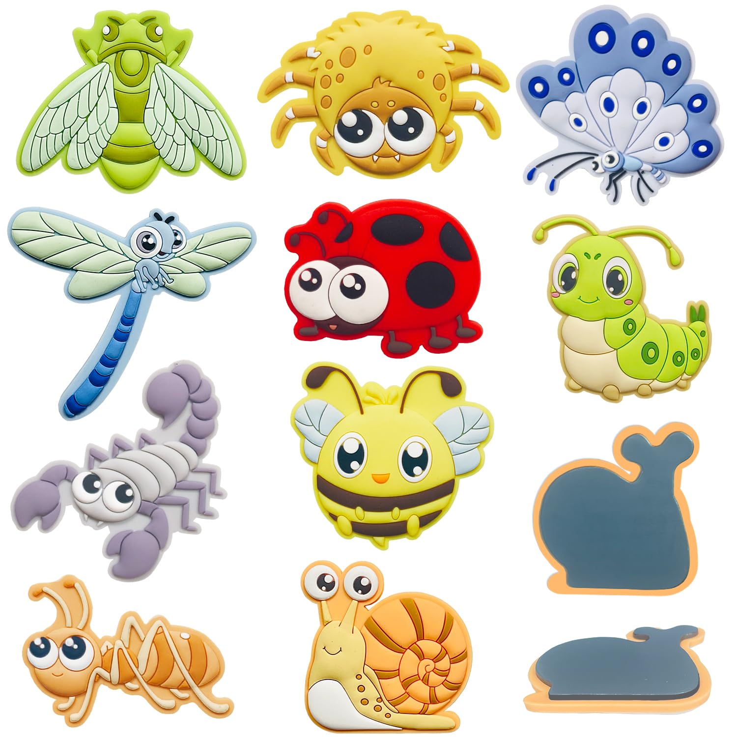 DUUMI Toddler Fridge Magnet for Kids, Insect Animal Magnets for Fridge