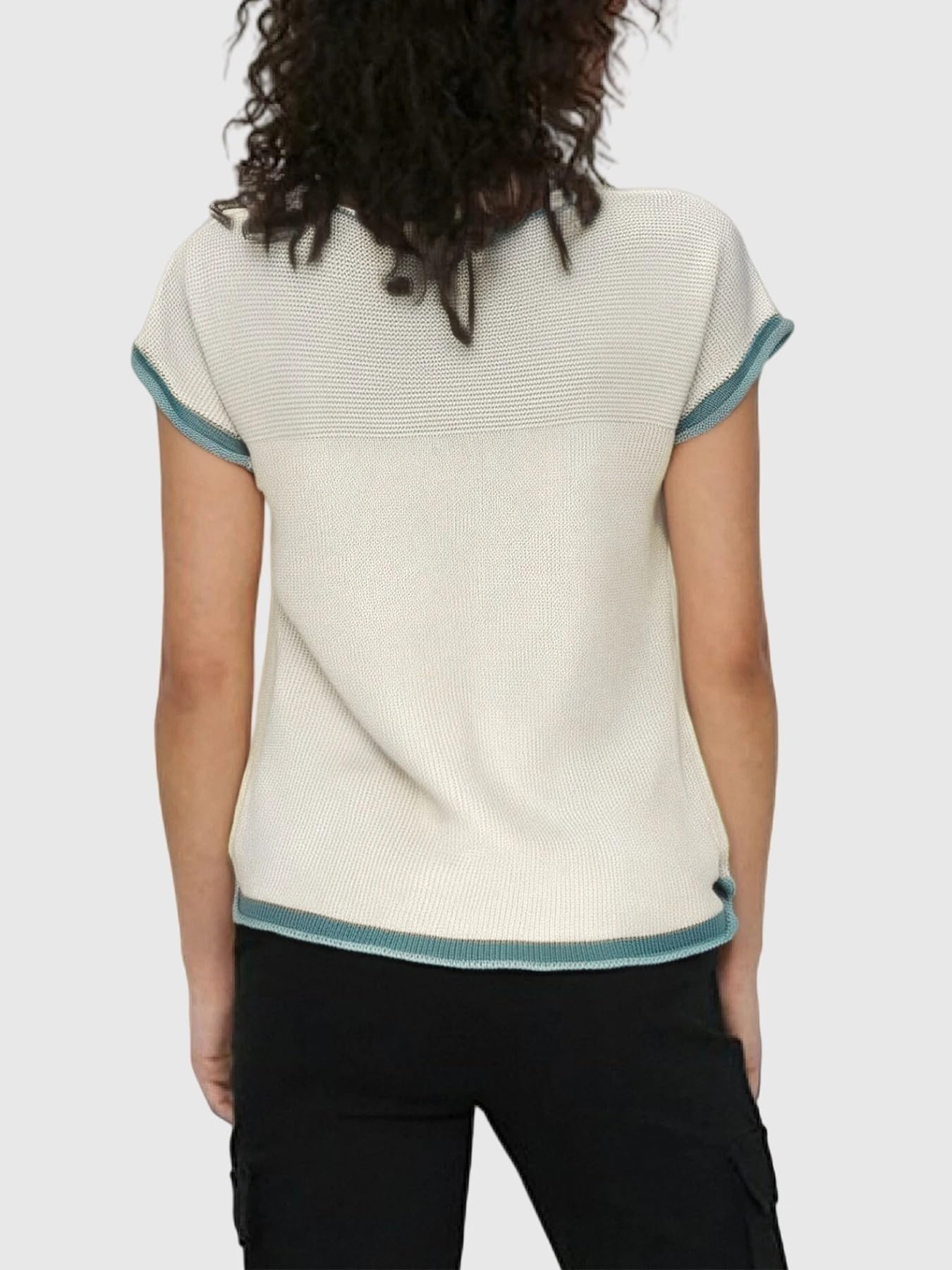 MORISTE T-Shirt a Maglia Aderente Donna, Top Estivo Traspirante Maniche Corte