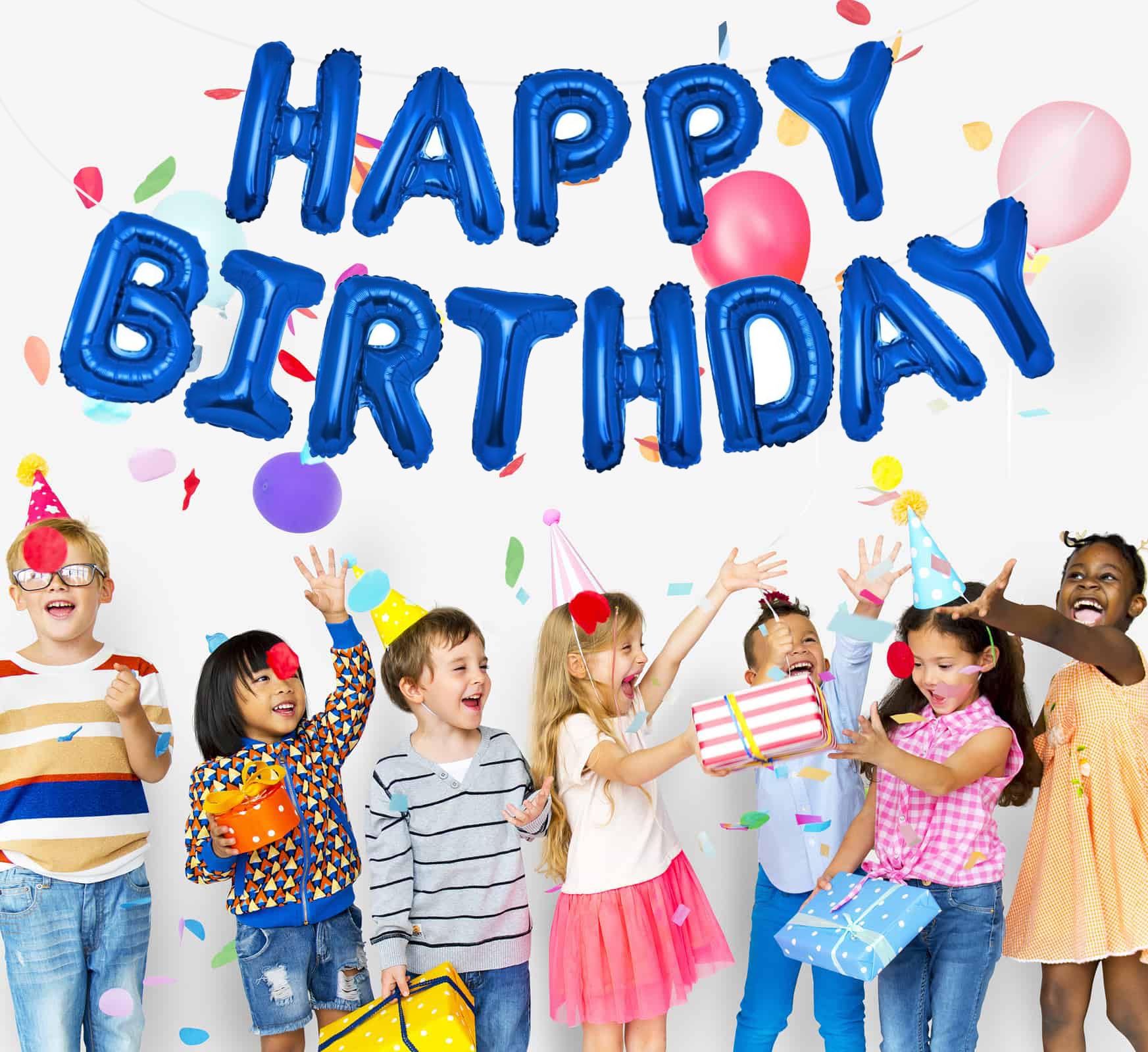 Grün-weiß Kariertes Happy Birthday Ballon-Banner – 40,6 Cm – Mylar Folie – Wiederverwendbar – Für Geburtstag, Babyparty & Mehr
