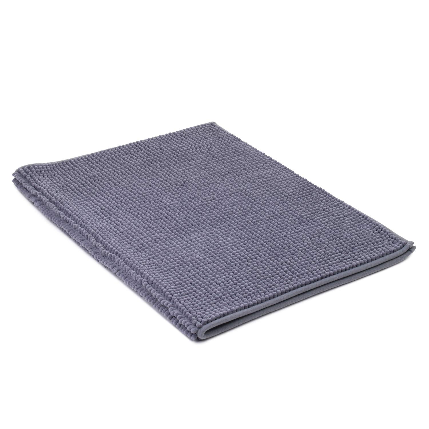Gözze - Anti-Slip Bath Mat, Super Soft, 100% Microfibre, 60 x 100 cm - Grey, 60 x 100 cm (runner) - Image 2