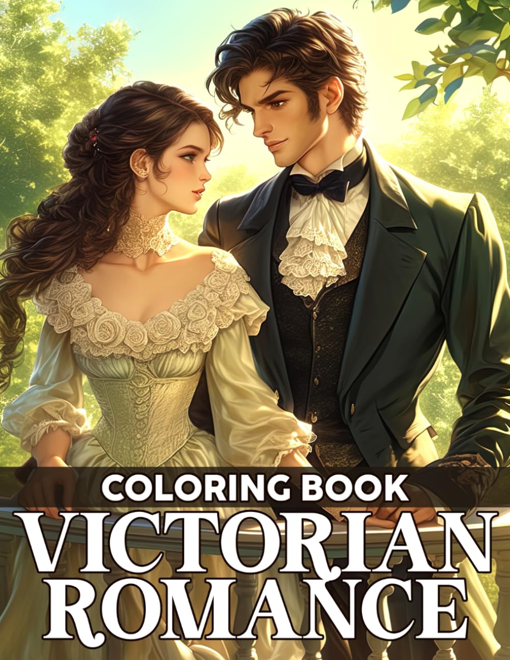 Victorian Romance Coloring Book: Timeless Love Stories with Romantic Victorian Couples Coloring Pages Classic Romance Settings for Adults Anxiety Relief