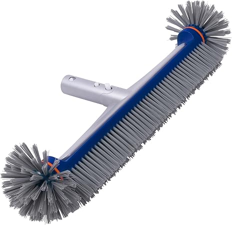 POOLAZA 360 Degree Pool Brush - Heavy Duty 17.5" Pool