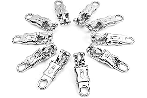 10-Pack Panic Snap for Paracord: Nickel-Plated, Quick-Release Convenience