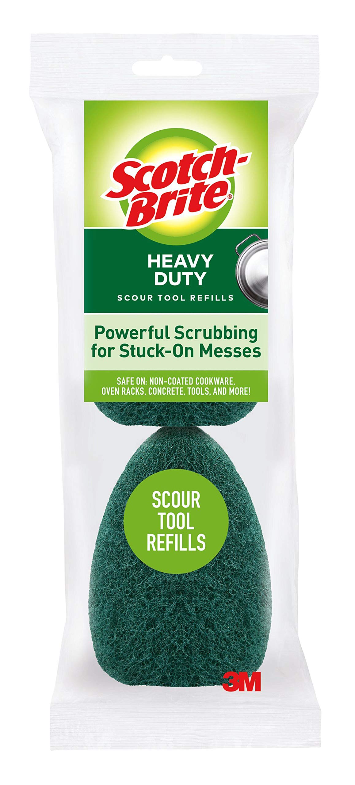 Scotch-Brite Heavy Duty Scrub Brush Refills, 14 Refills
