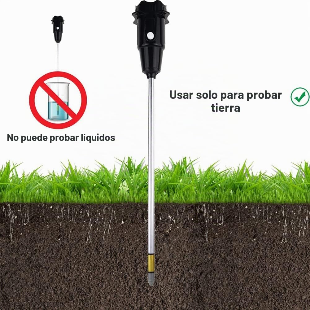1 medidor de humedad de suelo profundo de sonda larga, higrómetro de prueba profesional para macetas grandes, jardinería, agricultura