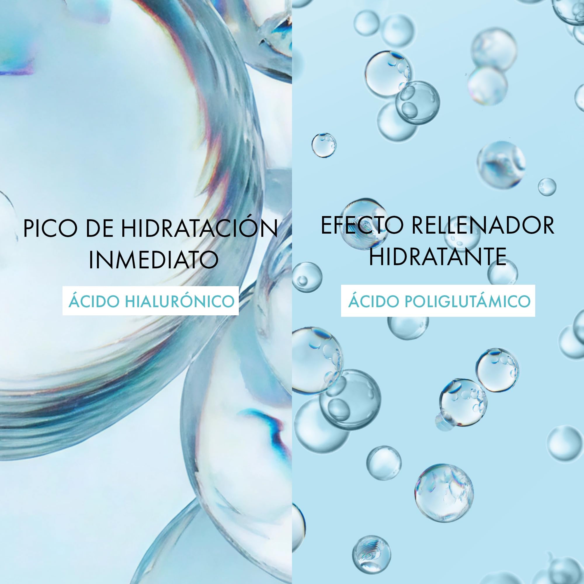 Vichy Sérum Concentrado y Fortificante, Efecto Hidratante, Reparador y Fortalecedor, Con Ácido Hialurónico y Agua Volcánica, Fórmula Única, Minéral 89, 75 ml