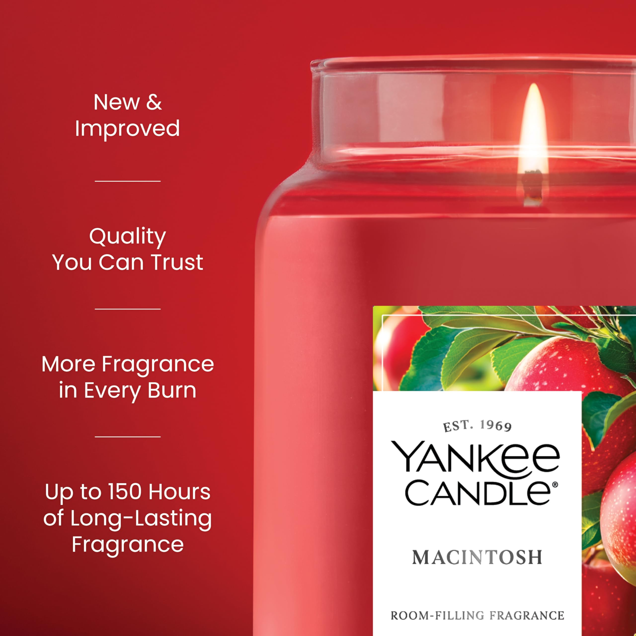 Yankee Candle® Macintosh Großes Glas 623g