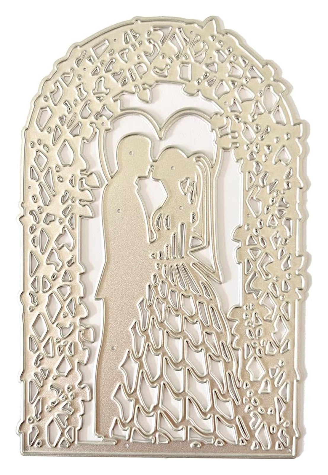 Kit for la realizzazione di stampi fai-da-te Cornice for matrimonio Fustelle in metallo Fai-da-te Modello for goffratura in acciaio al carbonio Stencil Scrapbooking for carta Tagli fustellati Stampo S