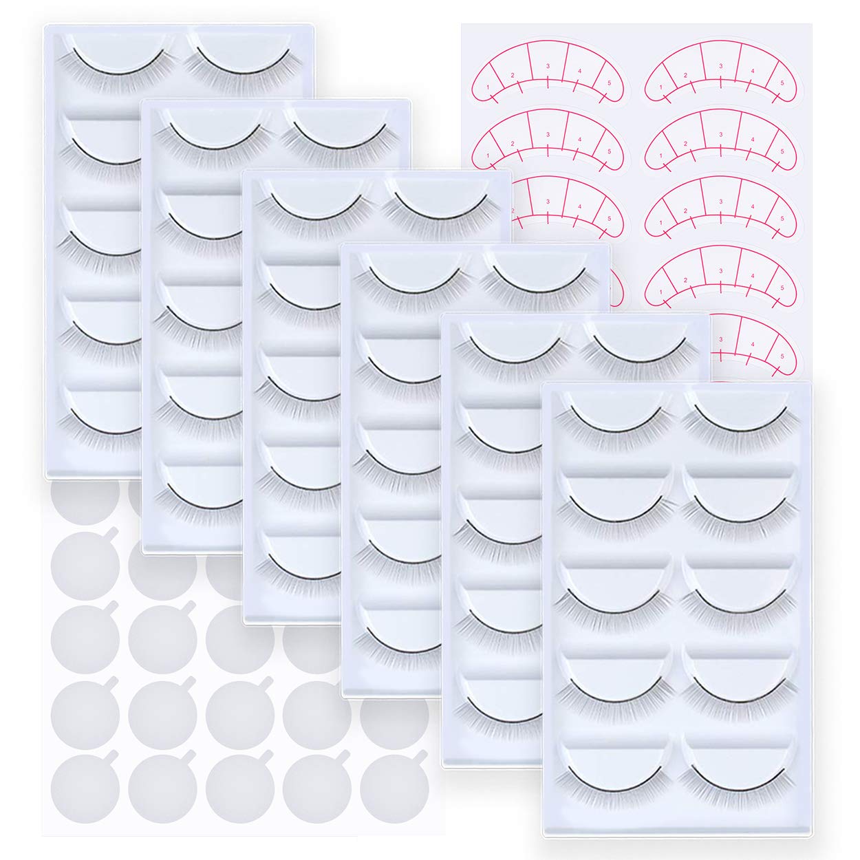 SRCKFIZ Eyelash Extension Training Lashes - 30 Pairs