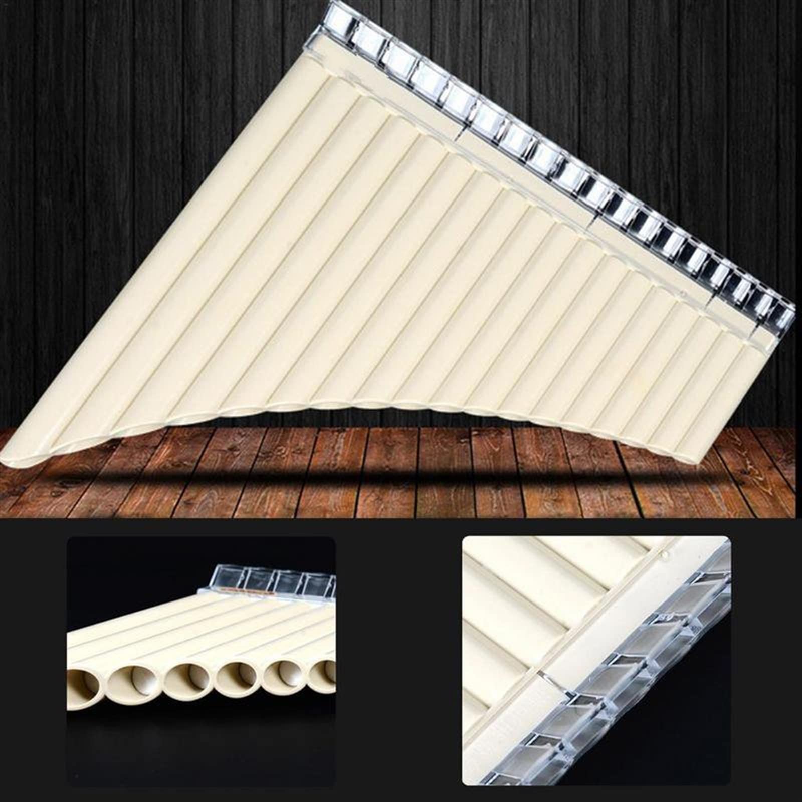 Zampoñas Flauta De Pan Clave C 18 Tubos Flauta De Pan Instrumento De Viento De Madera