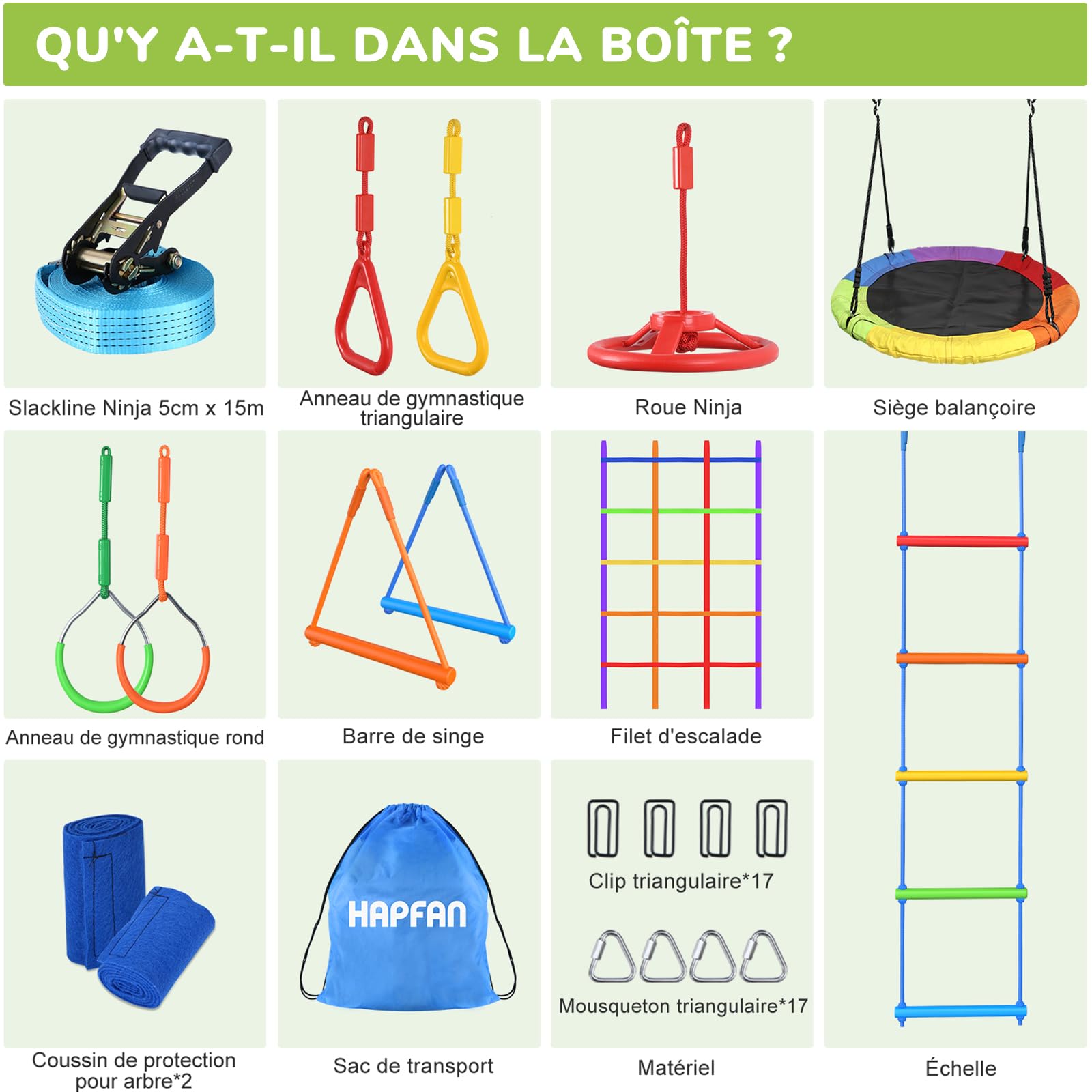 Anneaux de barres de singe pour enfants Enfants intérieur singe barres