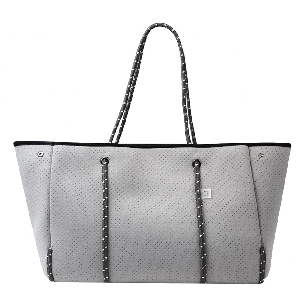 Amazon | [qbag paris] ネオプレン Lサイズ ジップ付き トート