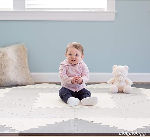 Miniatura 6 de Tapete de juego triangular, no tóxico, extra grueso, de 96 piezas, cómodo tapete de ejercicio de espuma acolchada para niños y niños pequeños