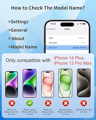 Miniatura 3 de Compatible con iPhone 14 Plus, compatible con iPhone 13 Pro Max, protector de pantalla de privacidad degradado colorido de 28 grados antiespía de
