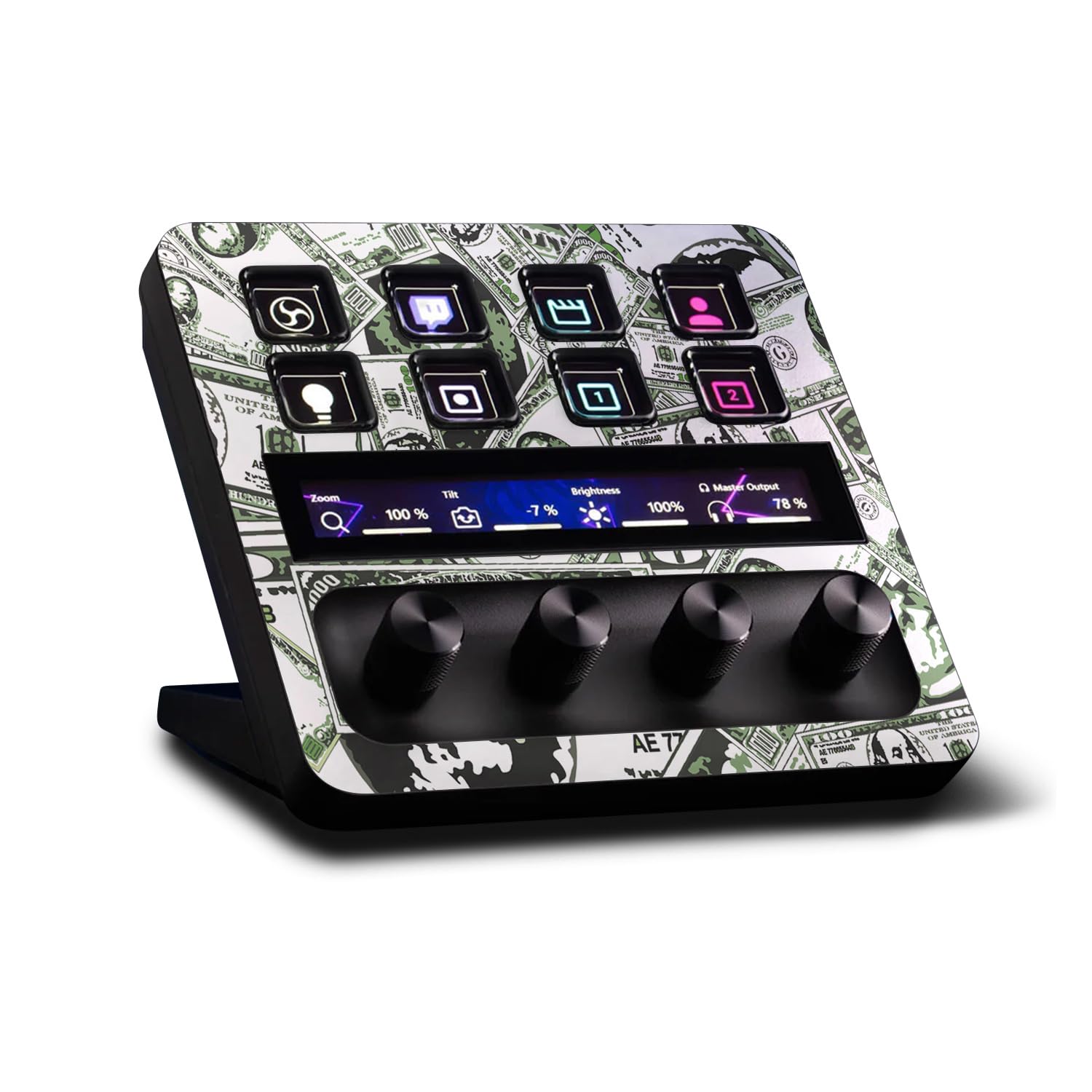 MightySkins Skin Compatible with Elgato Stream Deck + Phat Cash | Protective, Durable, and Unique Vinyl Decal wrap Cover | Easy to Apply | Made in The USA