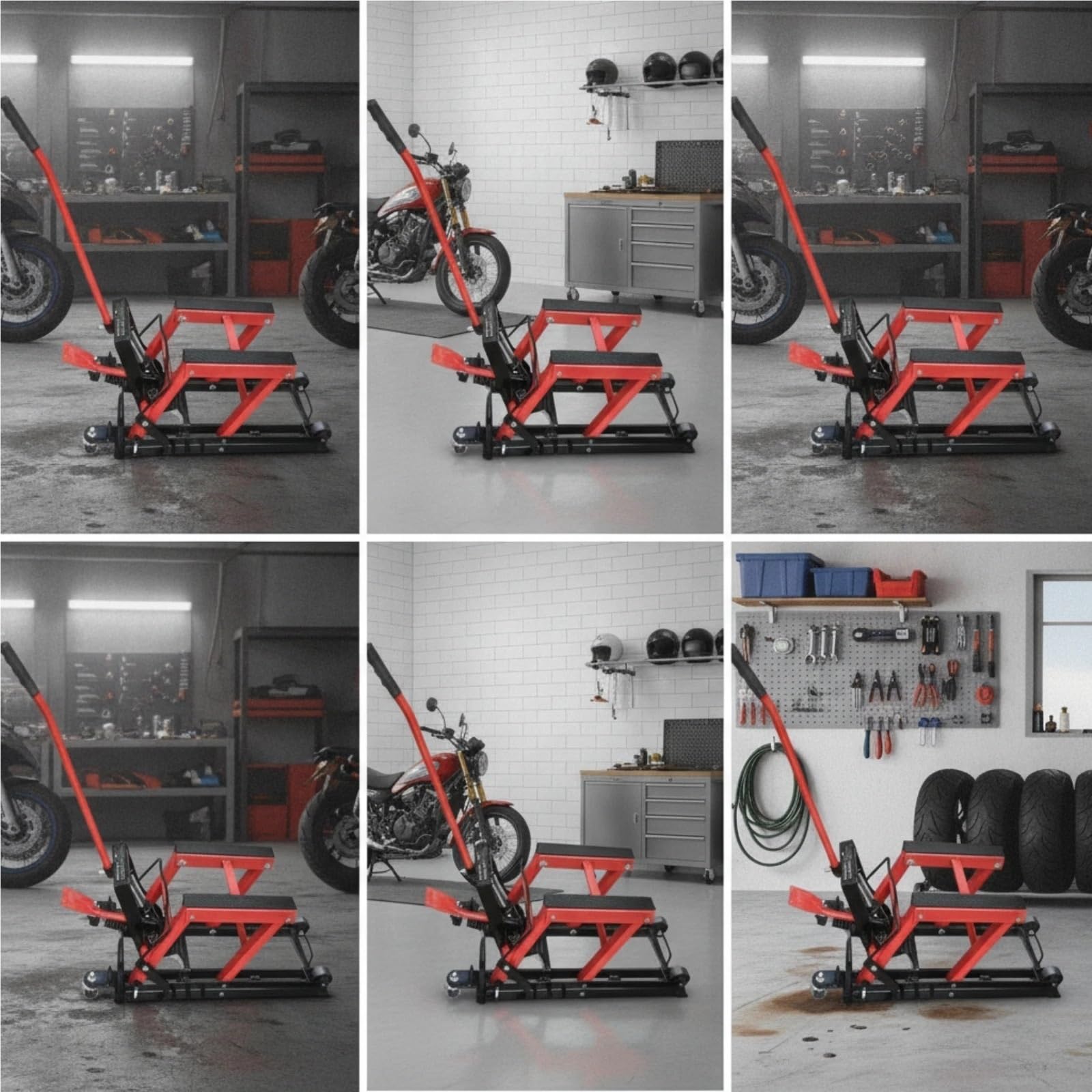 Sollevatore Moto Con Ruote Ad Alta Portata for Meccanici, Officine Per moto