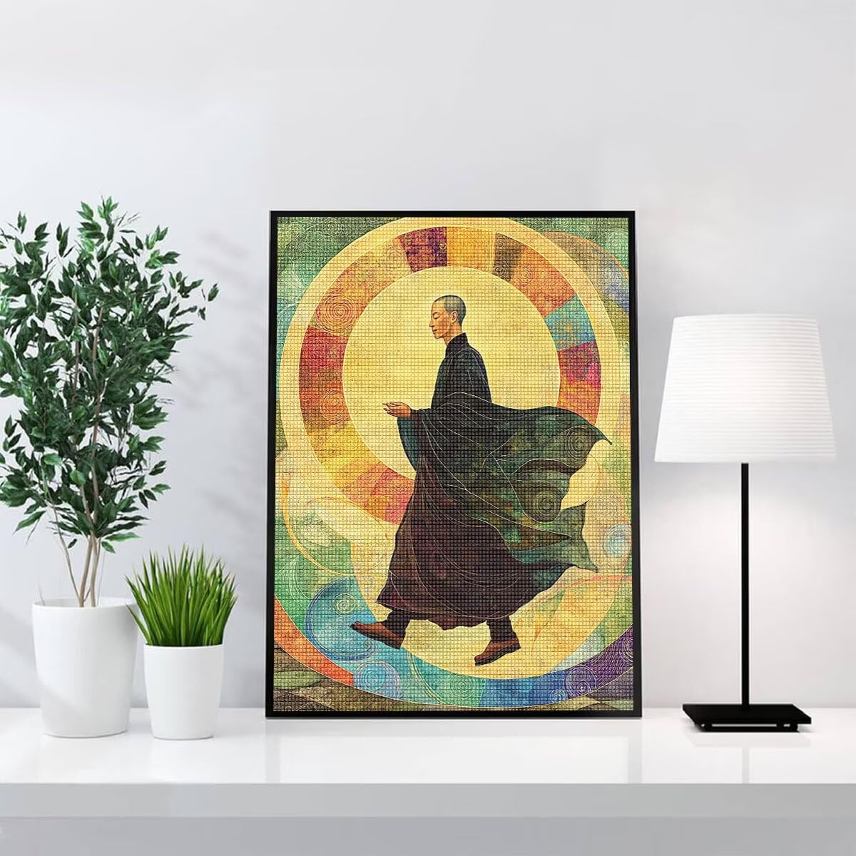 Diamond Painting Kit Completo, Diamond Painting Astratto, 5D Quadrato Pittura Diamante Kit Manualidades Adultos DIY Diamantini Crystal Art Disegni Ricamo Punto Croce Artigianale, 60x90cm Uomo j0-594
