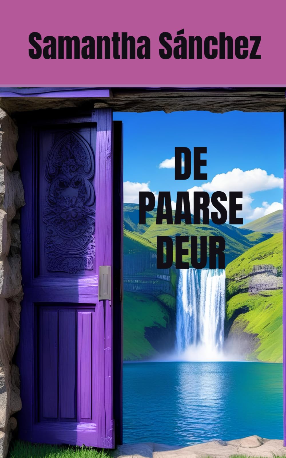 De Paarse deur: Young Adult Fantasy boek over twee werelden, waar de hoofdpersonage kampt met depressie en suïcidale gedachten.