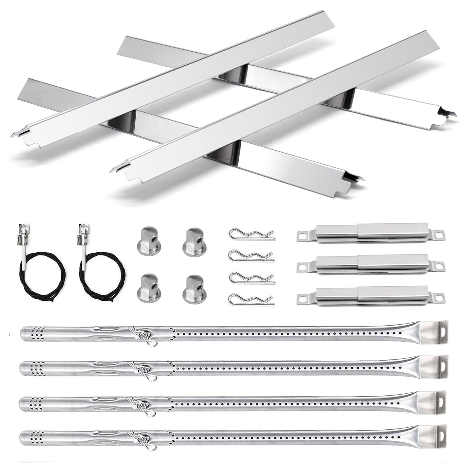 Grill Ersatzteile Set Für Charbroil Performance 2 Brenner – Rost, Heizplatten, Brenner & Zünder Inklusive